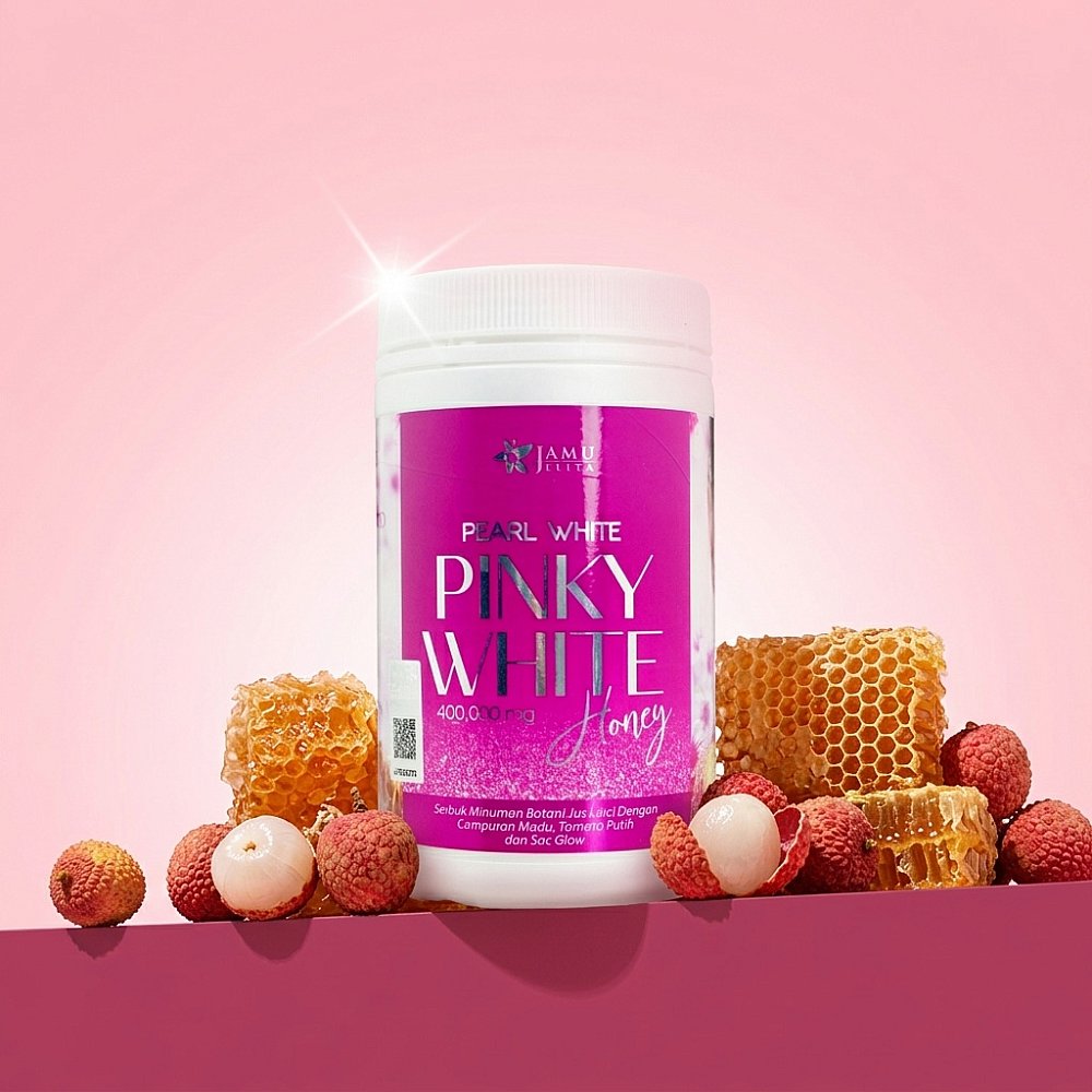 PEARL WHITE PINKY WHITE HONEY - Tanpa Kolagen