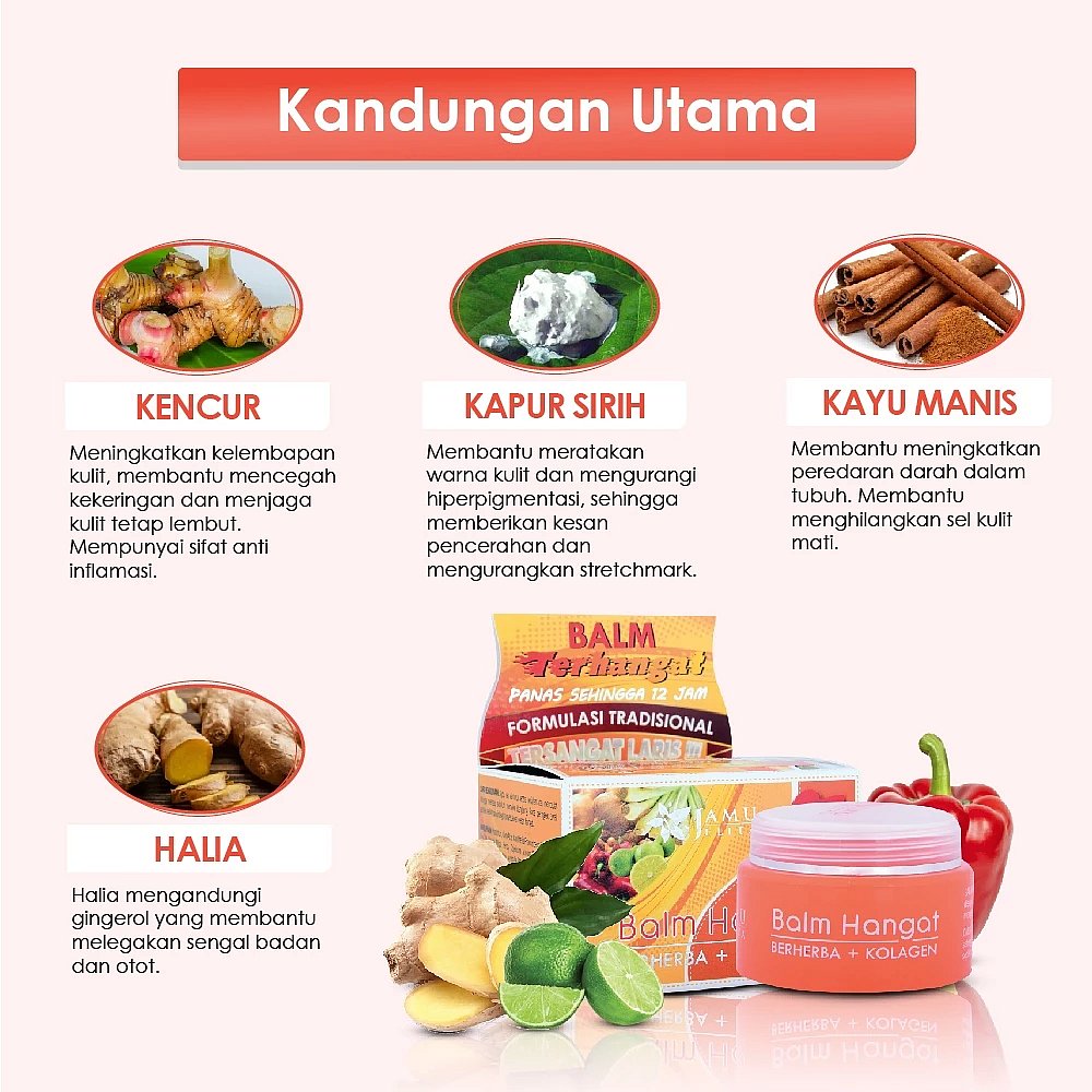 BALM HANGAT BERHERBA + KOLAGEN