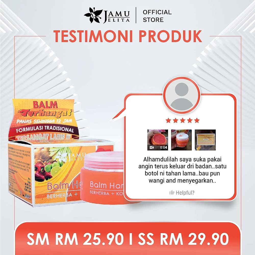BALM HANGAT BERHERBA + KOLAGEN