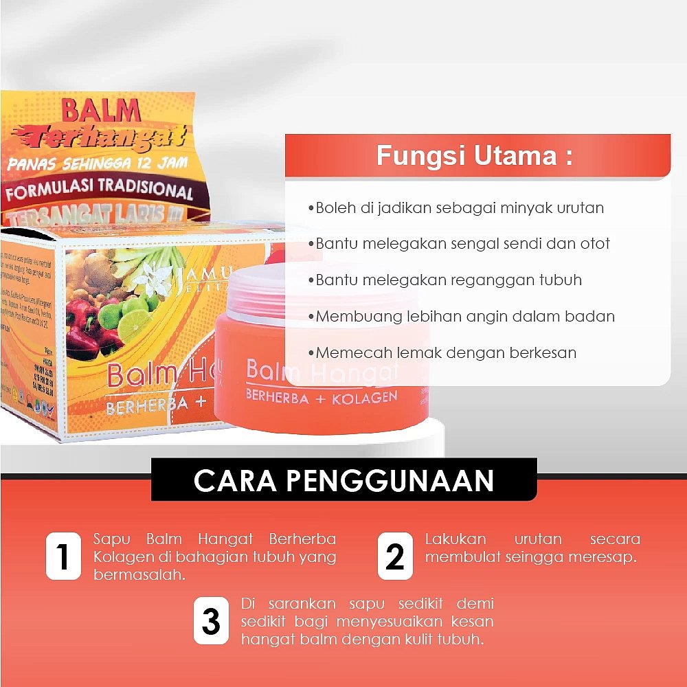 BALM HANGAT BERHERBA + KOLAGEN
