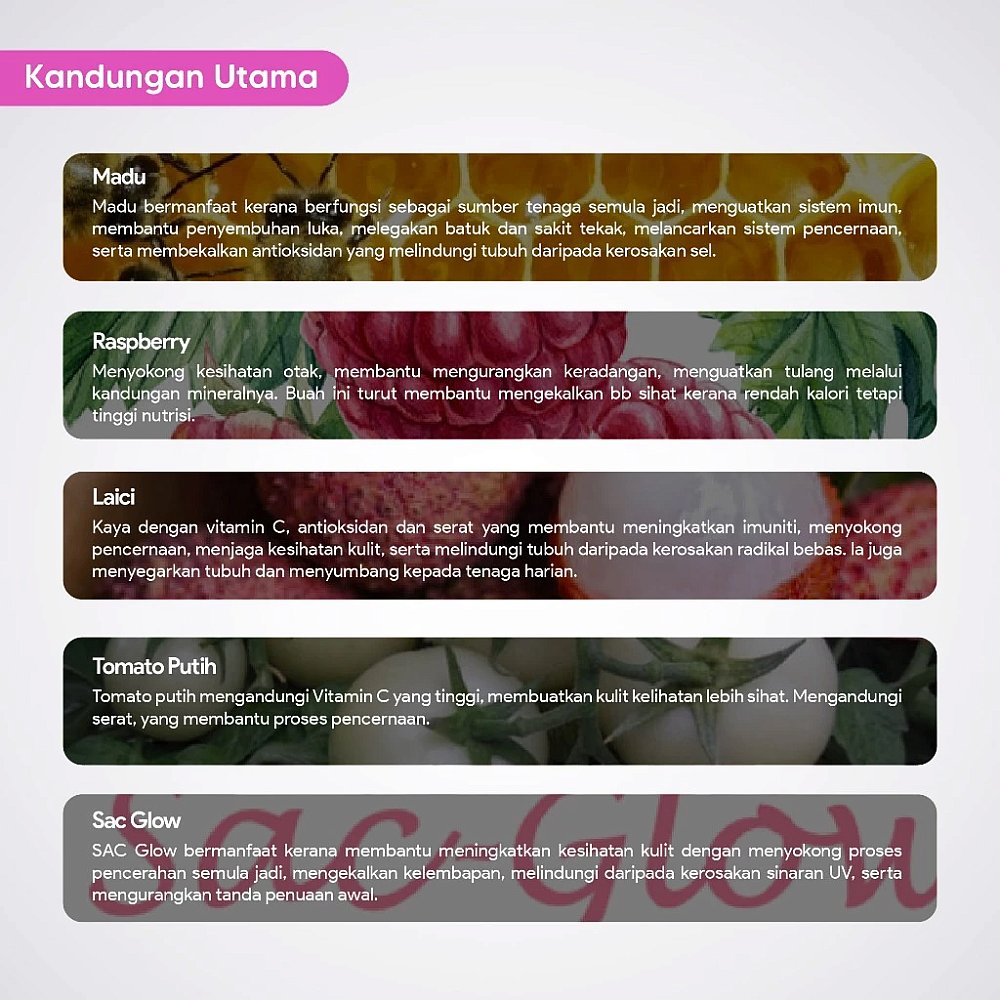 PEARL WHITE PINKY WHITE HONEY - Tanpa Kolagen