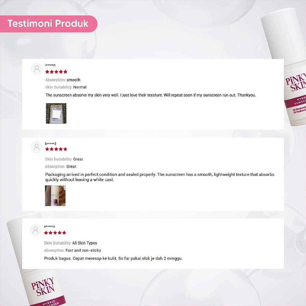 PINKY SKIN - Hybrid Sunscreen