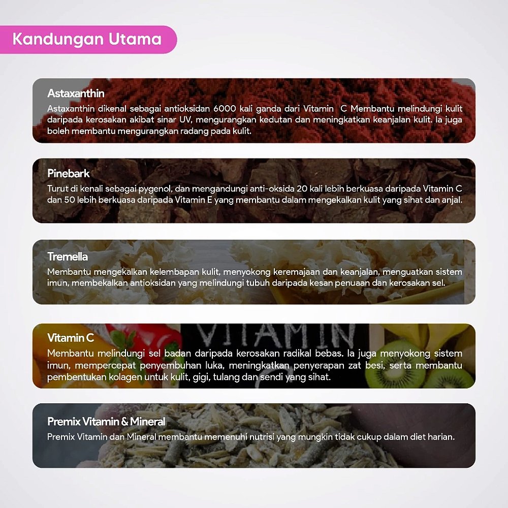 PEARL WHITE PINKY WHITE HONEY - Tanpa Kolagen