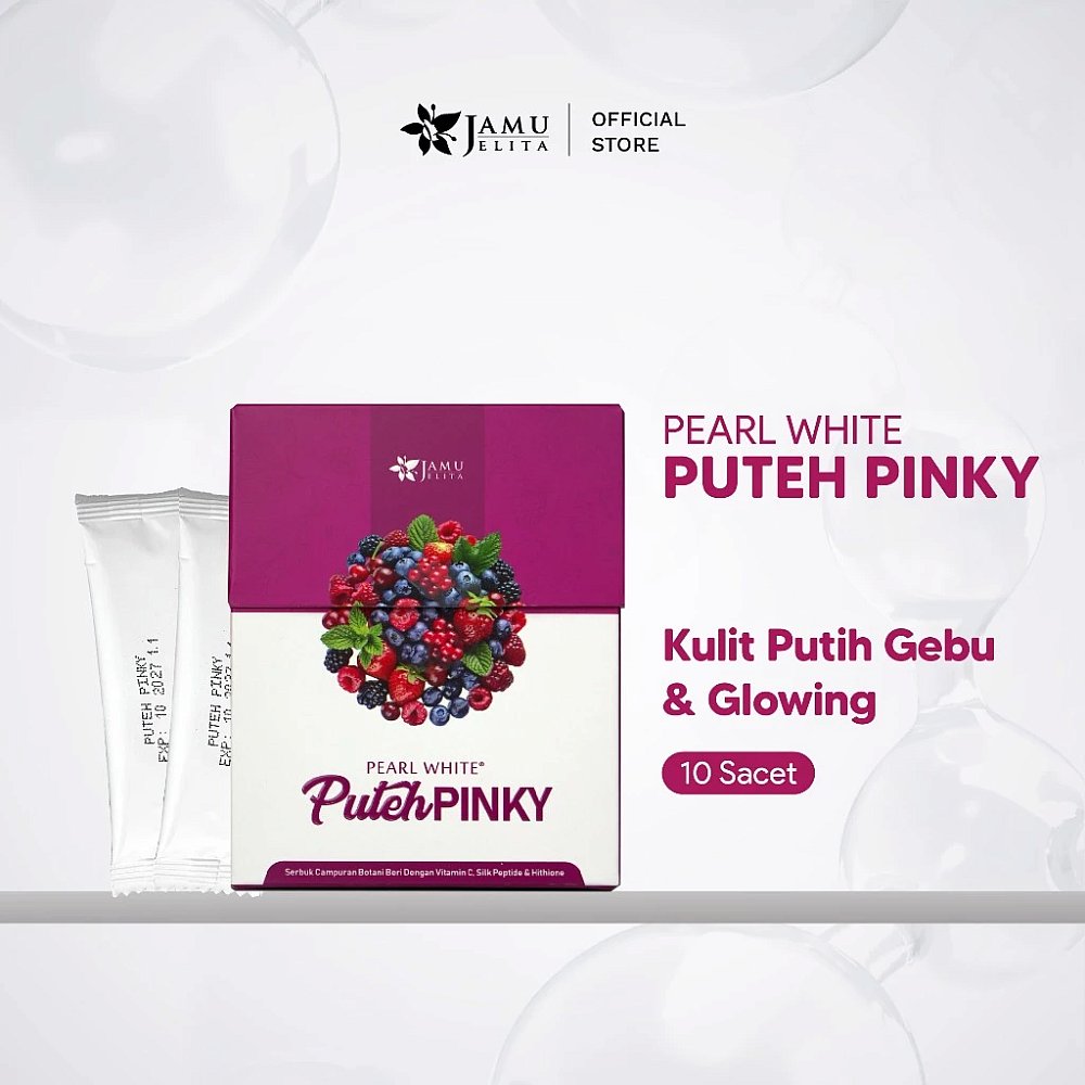 PEARL WHITE PUTEH PINKY - Tanpa Kolagen