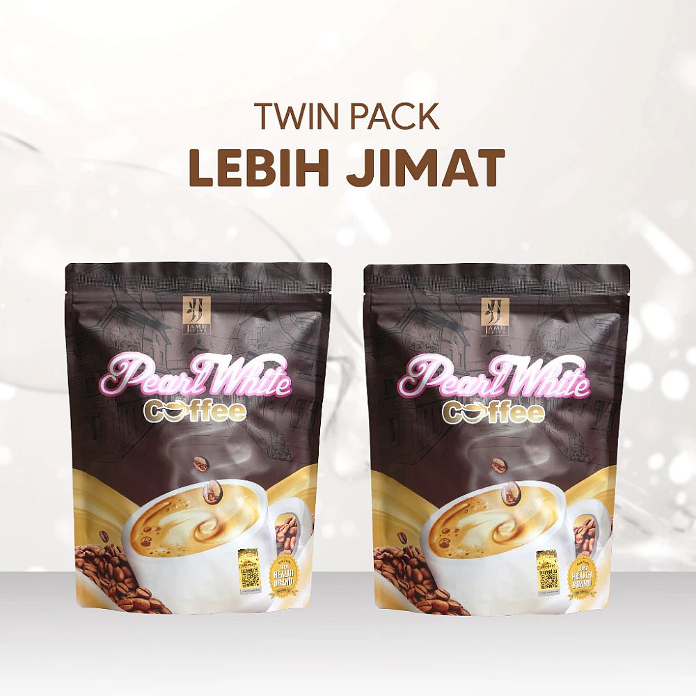 TWIN PACK | Pearl White Coffee Sachet