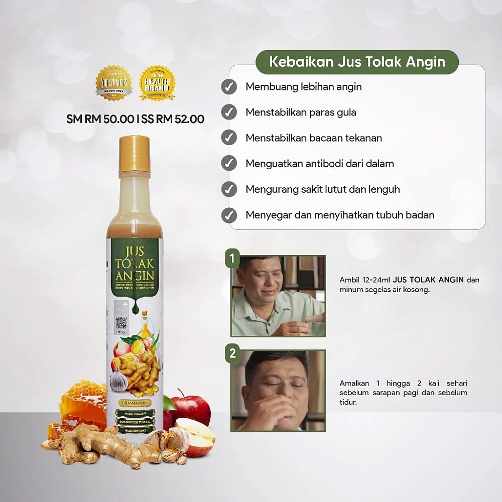 JUS TOLAK ANGIN - Buang Angin Hindari Penyakit