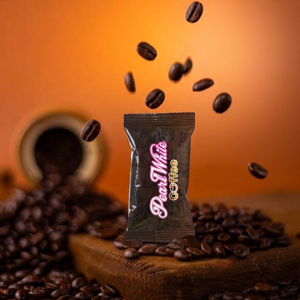 PEARL WHITE COFFEE SACET - Tanpa Kolagen