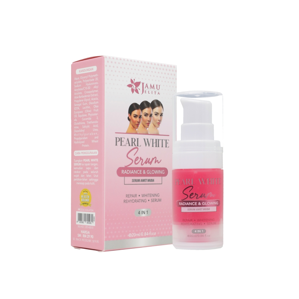 PEARL WHITE SERUM - Pori Mengecil Kulit Cerah