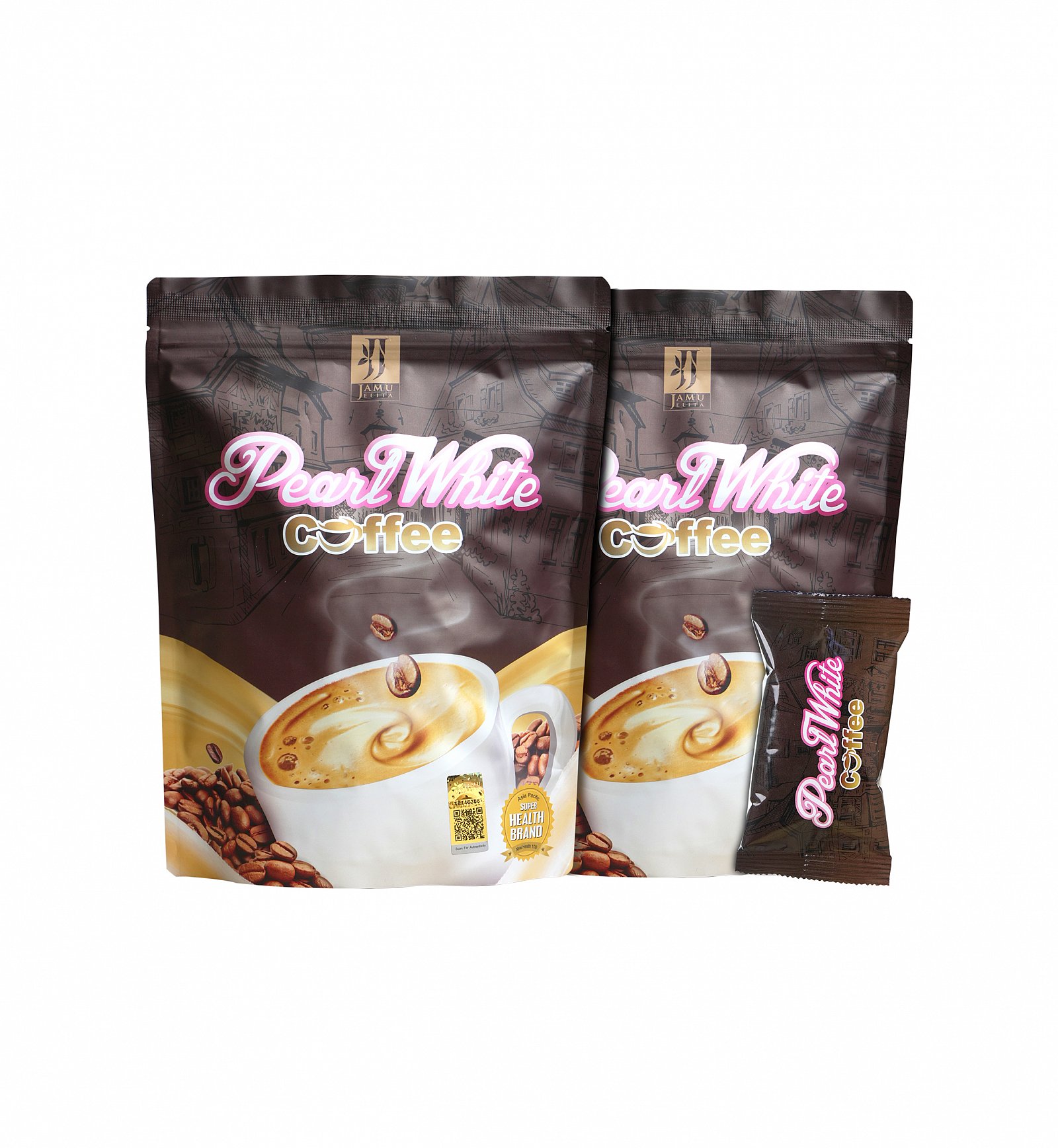 TWIN PACK | Pearl White Coffee Sachet